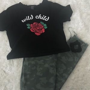 Wild Child Forever 21 Crop Top